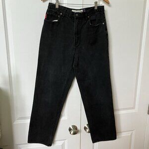 Vintage Bugle Boys Jeans Mens 32x30 Black Straight Leg